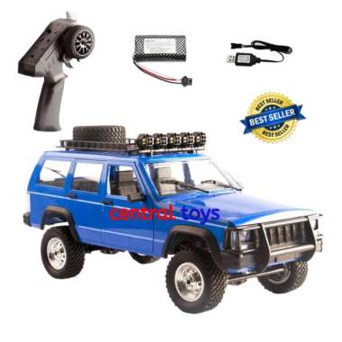 rc crawler 1:12 MN78 MN-78 4WD full propo RTR jeep cherokee 213 rc car BIRU 1BAT