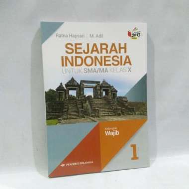 Buku Sejarah Indonesia SMA/MA Kelas 10 Erlangga