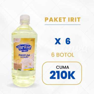 Parfum Laundry Grade Super Bundling 6 x 1 Liter Brilie Brilliant Parfum Loundry Bubble Gum
