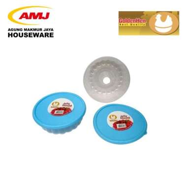 CETAKAN PUDING / CETAKAN AGER / JELLY MOULD + TUTUP 118 GOLDEN HEN