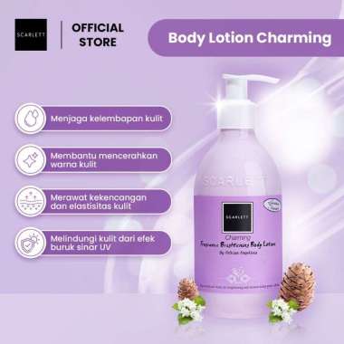 Scarlett Whitening Body Serum Charming + Body Cream Charming