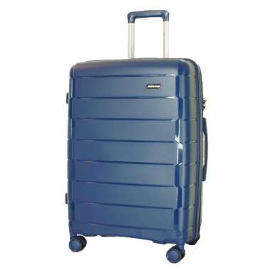Navy Club Koper Hardcase Elcano - Fiber PP 4 Roda Putar TSA Lock - Size 24 Inch blue