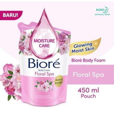 BIORE Sabun Mandi Cair Beauty Floral Spa Pouch 450ml