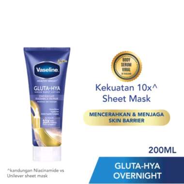 Vaseline Healthy bright Gluta Hyaluron & Peptide Serum Overnight 200mL