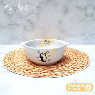 HOMECO 1pcs Bowl Cereal Penguin Collection | Mangkok Cereal Bayi |Anak PENGUIN LOVE