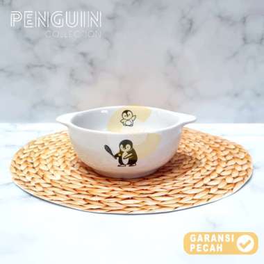 HOMECO 1pcs Bowl Cereal Penguin Collection | Mangkok Cereal Bayi |Anak PENGUIN TENIS
