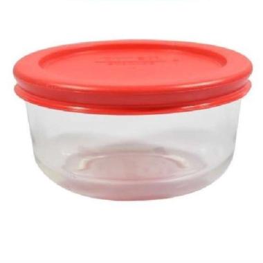 Ace - Pyrex 1.6 Ltr Wadah Makanan Dengan Tutup - Merah