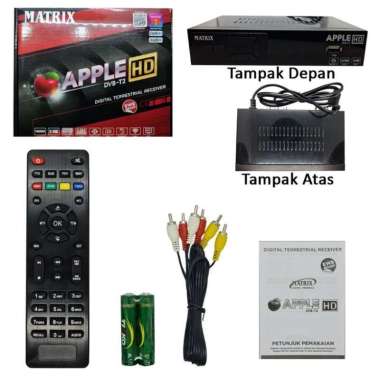 Matrix Apple Set Top Box DVB T2 Matrix Merah