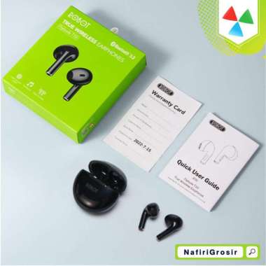 EARPHONE ROBOT FLYBUDS T10 WIRELESS BLUETOOTH 5.3 TYPE-C CHARGER PLUG