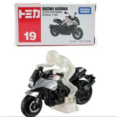 diecast Tomica no 19 suzuki katana miniatur motor