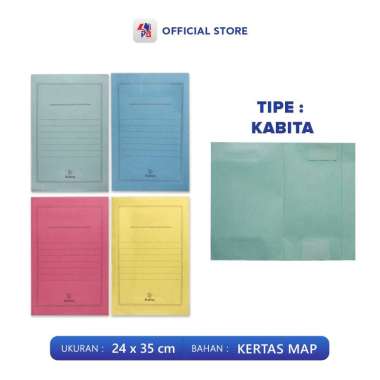 Stopmap Kertas / Map File / Map Kertas /Map Ijazah F4 Warna Motif Batik Seri No 5001 5002 Kabita Bio