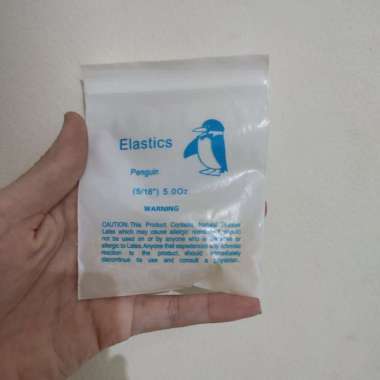 Karet Elastic Elastik Ortho Behel Gigi Penguin 5/16" (5.0 Oz)
