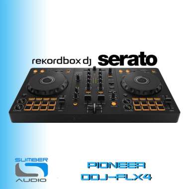 PIONEER DDJ-FLX4 DJ CONTROLLER SERATO REKORDBOX FLX 4 GARANSI RESMI