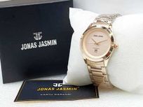 Jam Tangan Wanita Jonas Jasmin Original Tali Stainless Steel Tanggal Aktif Fashion Wanita Free Box dan Garansi 100% JJ502140