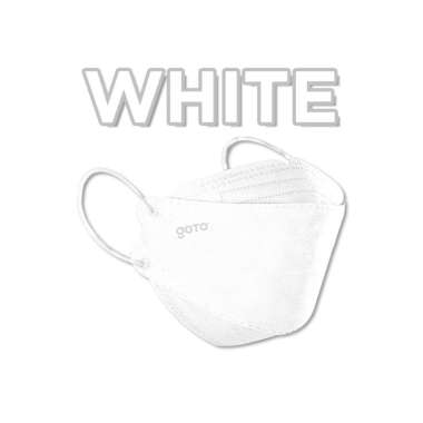 Goto Eco Masker KF94 Earloop Face Mask Kesehatan KF94 4Ply Warna WHITE