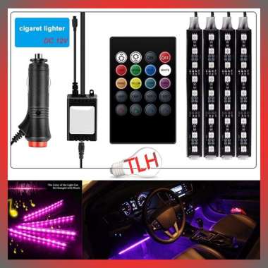 PROMO HARGA LAMPU LED MOBIL VARIASI DISCO TERBAIK DISKO HIAS RGB WARNA WARNI MENGIKUTI MUSIK JUAL MU