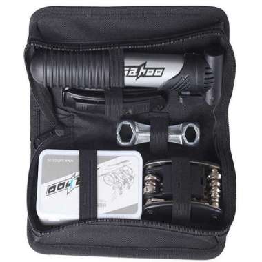 Sahoo Bicycle Repair Toolkit Alat Reparasi Tambal Ban Sepeda Hitam
