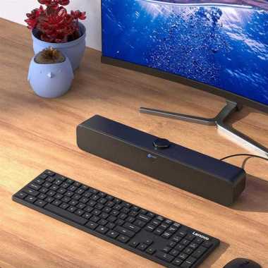 SoundBar Lenovo Lecoo DS102 Desktop Speaker Dynamic Sound 6W >=80dB Black