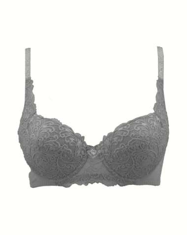 Wacoal IB 4057R1 Basic Full Cup Bra 38E GREY