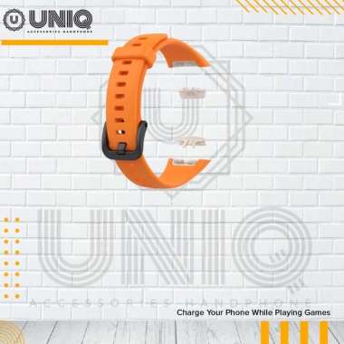 Strap Huawei Band 6 Honor Band 6 High Quality Tali Jam Tangan Smartwatch Huawei Honor Band 6 Orange