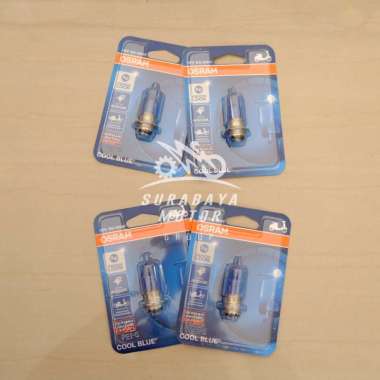 Bohlam Depan Sepeda Motor Osram K1 Cool Blue Kaki 1 H6 12V 25W / 35W Dop Depan Lampu AC DC Halogen B