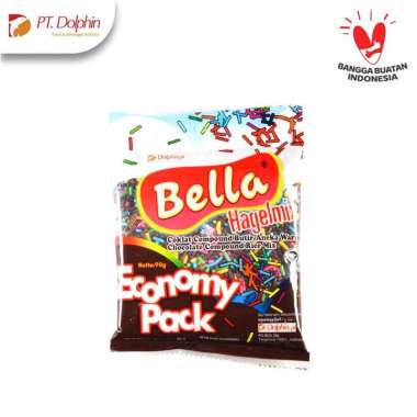 PT.DOLPHIN Bella Chocolate Rice Mix Colour 90 gr (Meises Warna-Warni)