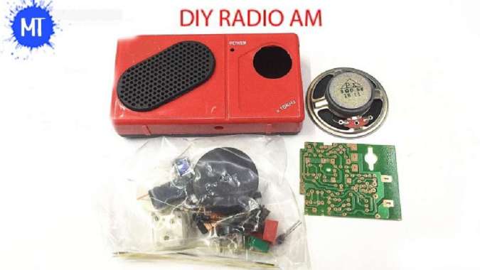 DIY AM RADIO KIT spare parts electronic (1708)