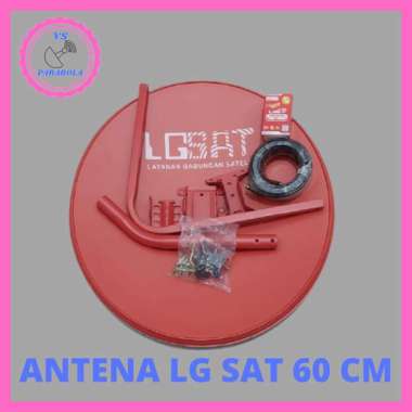 ANTENA LGSAT 60 CM KOMPLIT DENGAN RECEIVER KVISION antena lgsat 60 - lgsat stars