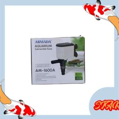 Pompa celup aquarium ARMADA AM 1600 A power head putih mesin besar