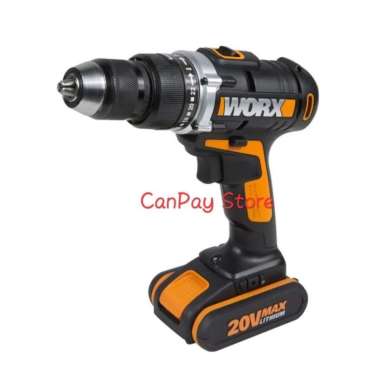 Worx Cordles Impact Drill Bor Battery 13 Mm 20v / Cordless Drill Worx