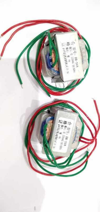 Transformer Travo 5W AC 220V to AC 6V/9V/12V/15V (1818) AC 9V