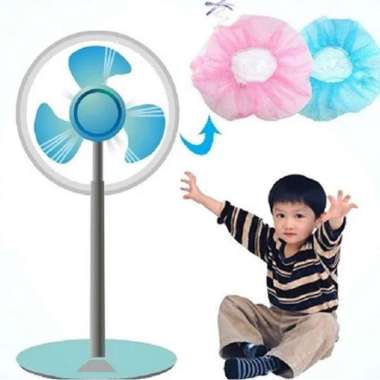 Sarung Kipas Angin - Pelindung Penutup Jaring Kipas Angin - Fan Cover