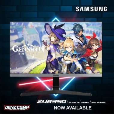Samsung S24R350FHE Monitor 24Inch FHD IPS 75Hz Bezelless