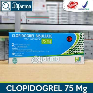 Harga clopidogrel bisulfate 75 mg kimia farma