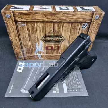 mainan anak glok Q1 spring action wgg water gel toy magazine Q1A glok coklat