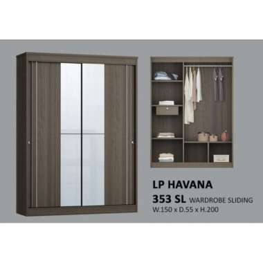 lemari pakaian siantano lp havana 353 sl