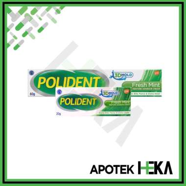 Polident Fresh Mint - Lem Perekat Gigi Palsu 60 gr