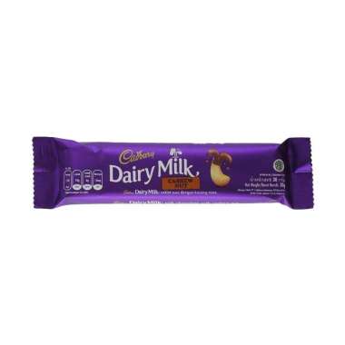 Promo Harga Cadbury Dairy Milk Cashew Nut 30 gr - Blibli