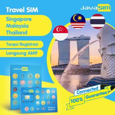 JavaSIM Card Singapore, Malaysia, Thailand Unlimited 500MB/Day 3 Hari