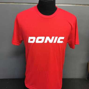 Donic Shirt / Kaos Tenis Meja Pingpong XXXL Merah