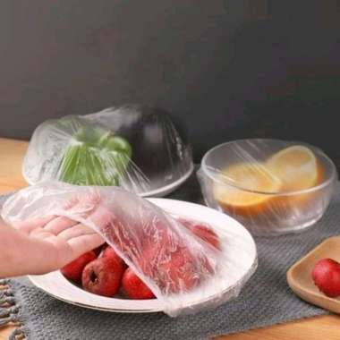 Wrap Karet Plastik Penutup Pelindung Makanan Buah Food Plastic Wrap