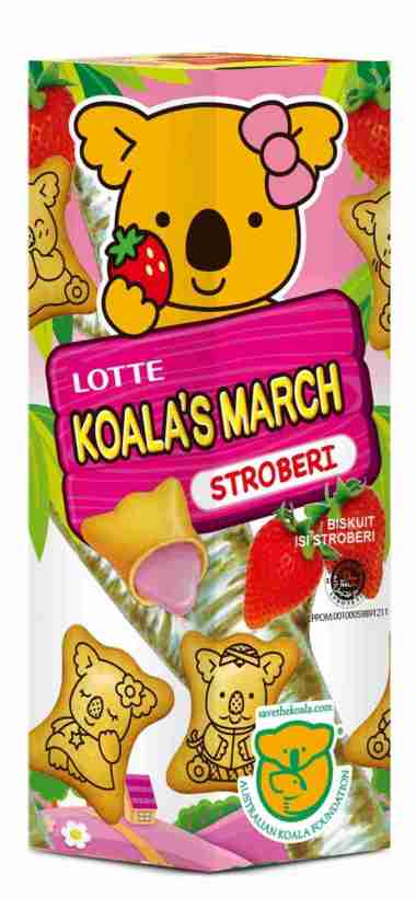 Lotte Koala March Strawberry [37 G]