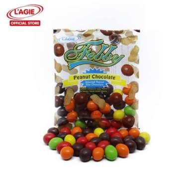 Lagie Febby Peanut Chocolate Warna Warni