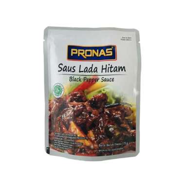 Pronas Saus Lada Hitam 175Gr