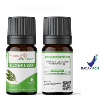 Happy Green Minyak Atsiri Daun Cengkeh 10 ml Clove Leaf Essential Oil