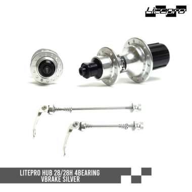 DELTACYCLES - LITEPRO HUB 28/28H 4BEARING VBRAKE Gold