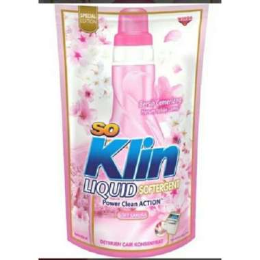 So Klin Detergent Liquid Sakura Refill 7
