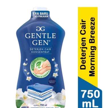 Gentle Gen Detergen Cair Botol Gentle gen Morning Breeze (biru)