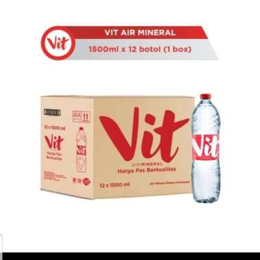 Vit air mineral 1500ml, Per dus ( 12 botol )