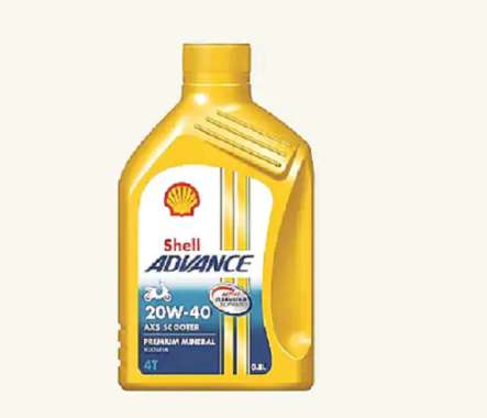 Oli Shell advance AX5 Scooter / matic SAE 20W-40 800 mL 0.8L OLI SAJA